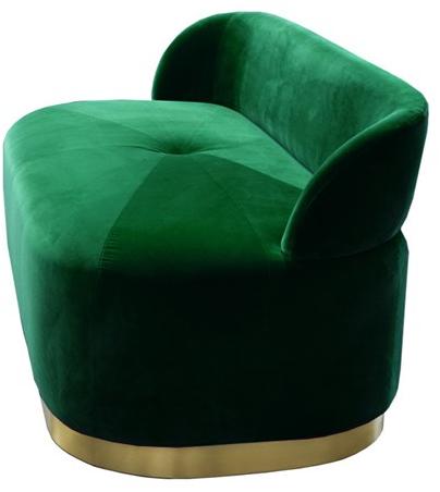 Moanne Мягкая бархатная скамья со спинкой Majestic sun-id-1412474 - Вид №1