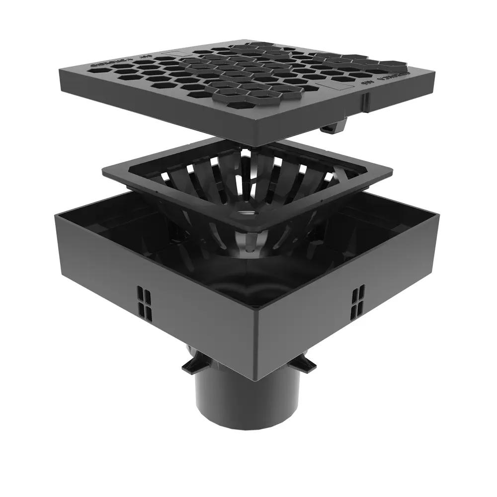 Ливнеприемник GIDROLICA с защитной решеткой 250x250x200 мм 87979314 STLM-1017184 - Вид №2