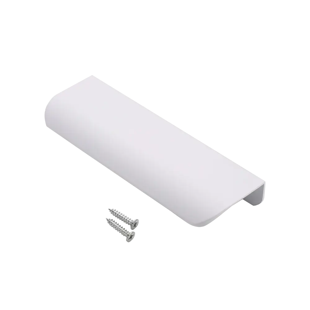 Мебельная ручка-ракушка Лион белый 224 мм AKS STLM-2199910 - Вид №3