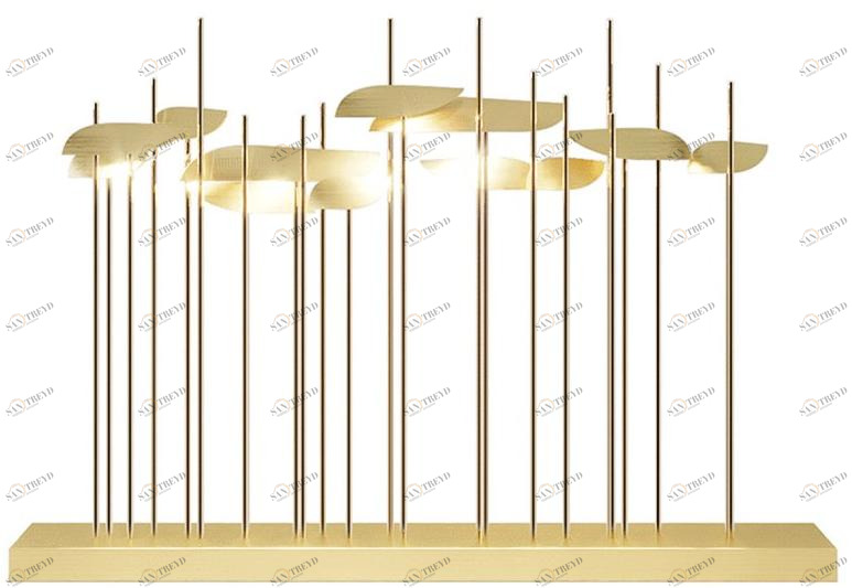 Paolo Castelli Настольная лампа из латуни ручной работы Anodine sun-id-1402326