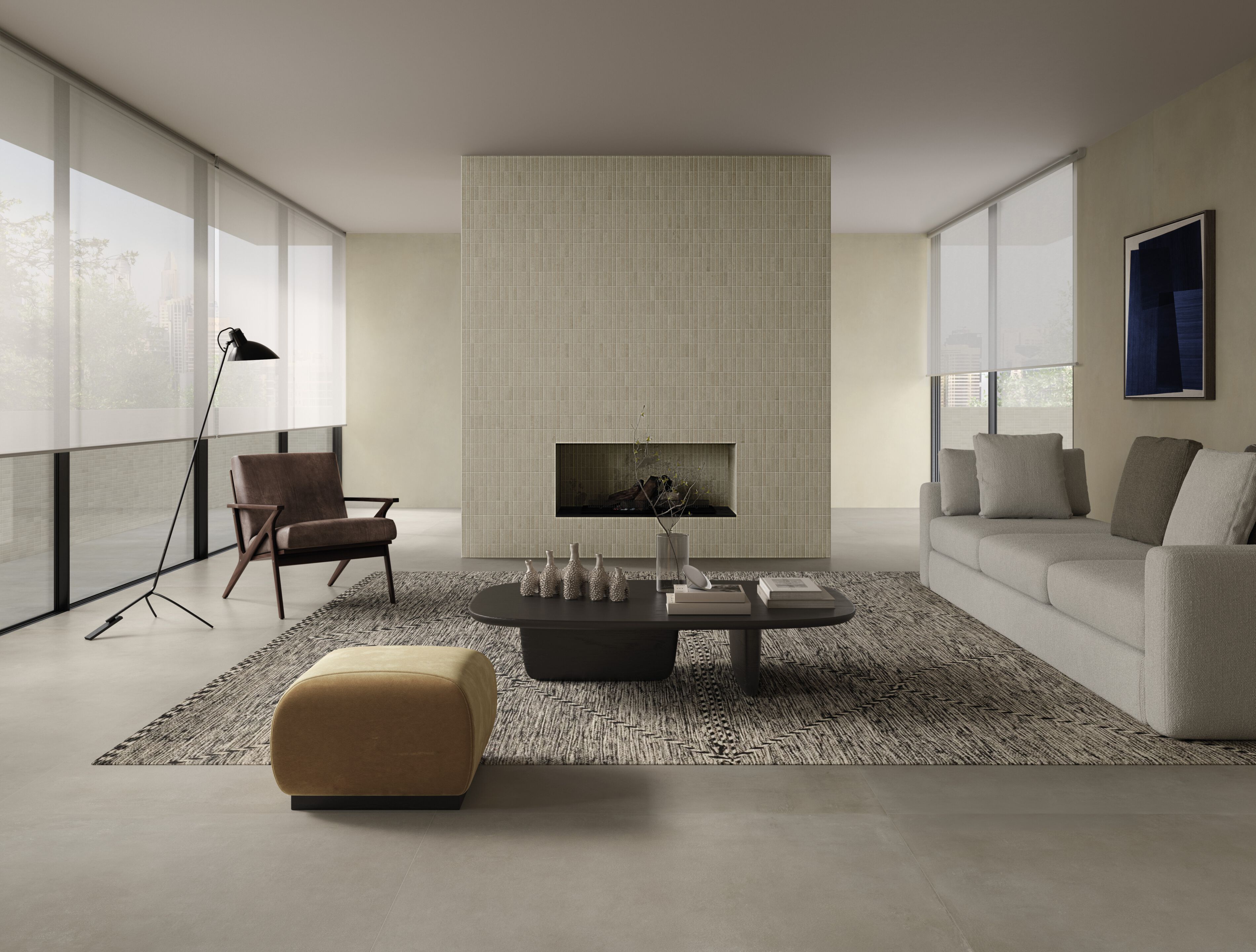 Пол / керамогранит с эффектом цемента Italgraniti цементы ARCH-00037917 - Вид №1