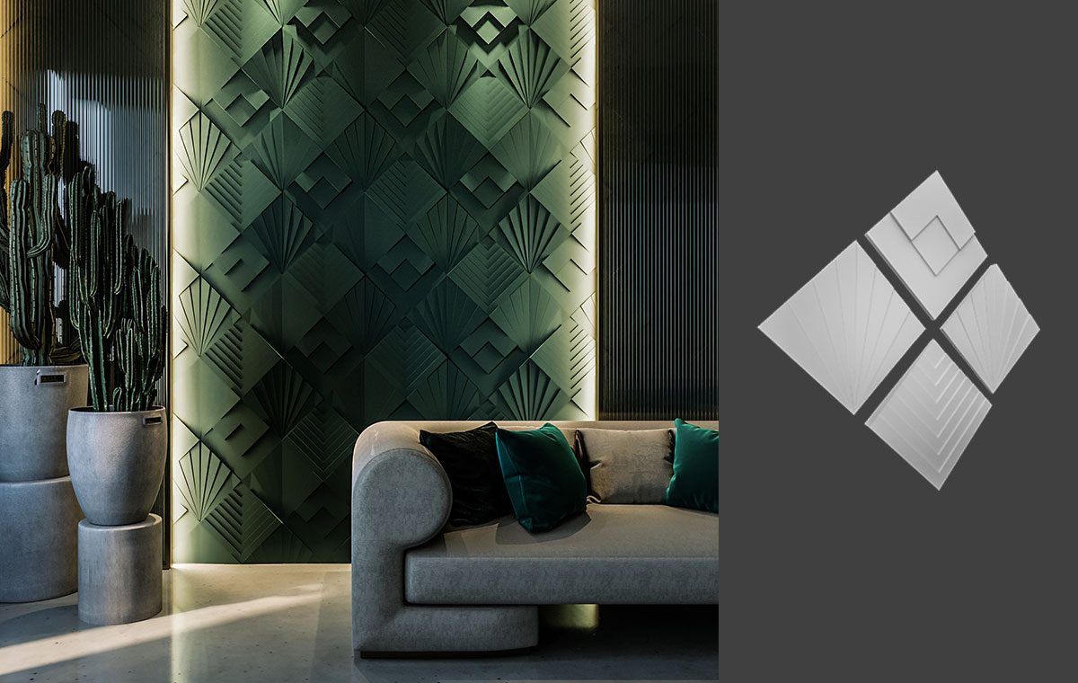 D-03 3D Панели LAB.Space D-03-1