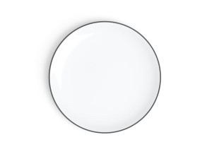 Фарфоровая десертная тарелка