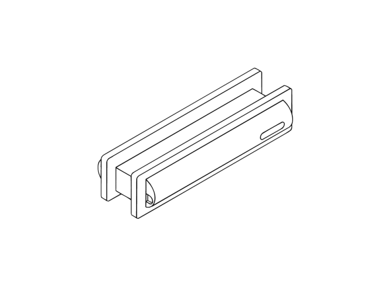680.111.1 почтовый ящик HEWI Türzubehör 