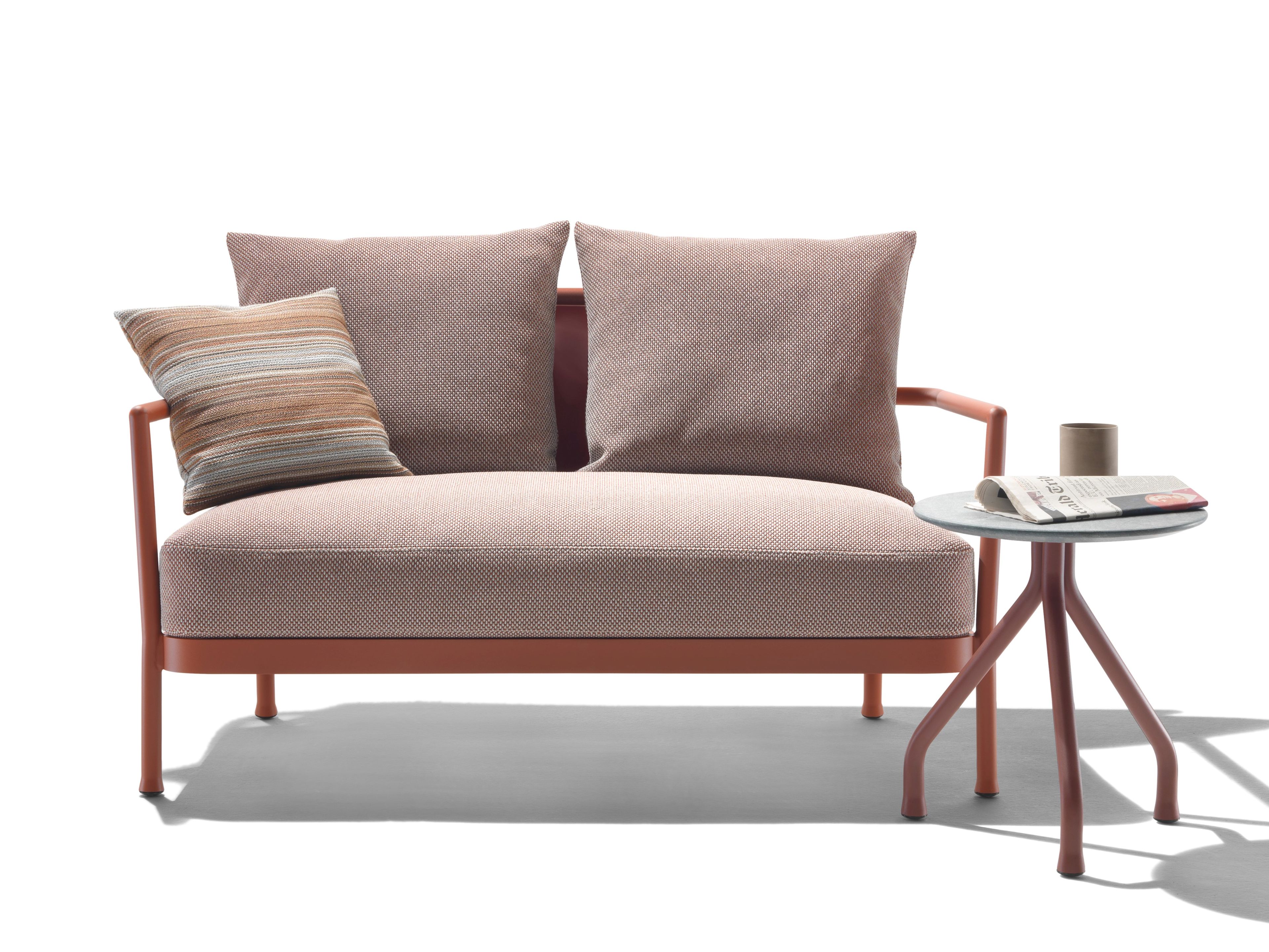 Алюминиевый и тканевый садовый диван Flexform Camargue ARCH-00044182 - Вид №1