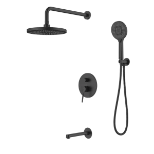 Душевая система Iddis Odda ODDBL03i68 скрытого монтажа цвет черный матовый