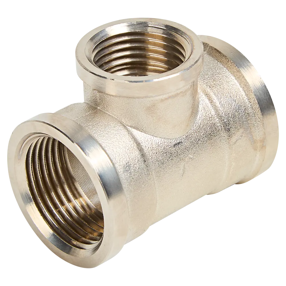 Тройник переходной MONLID 3/4"x1/2"x3/4" ВР мм никелированная латунь 89421210 STLM-2102940 