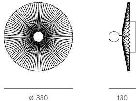Firmamento Milano Настенный светильник из алюминия Etoile sun-id-1453096 - Вид №3