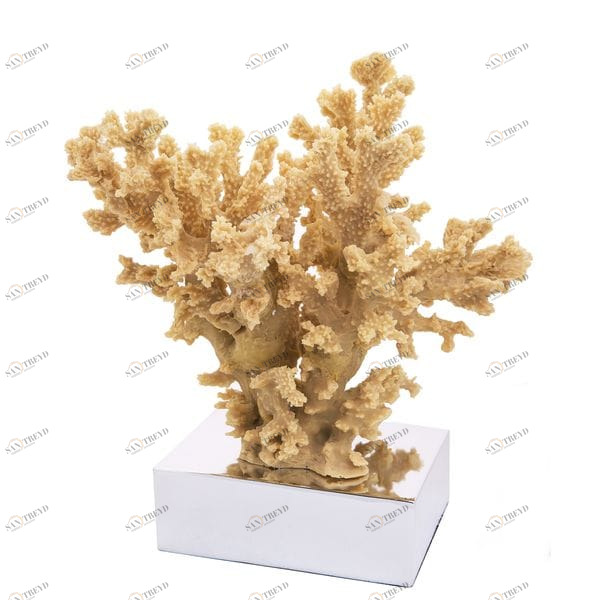 Статуэтка декоративная белая "Коралл А" UNICO  255335 Бежевый;серый 