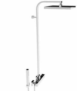 RUBINETTERIE STELLA Душевая стойка с ручным душем Bamboo quadro Bq02423; bq02424