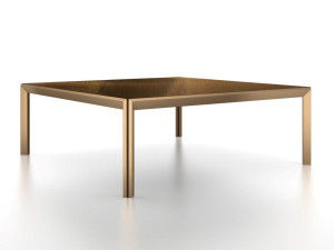 Квадратный Хрустальный журнальный столик