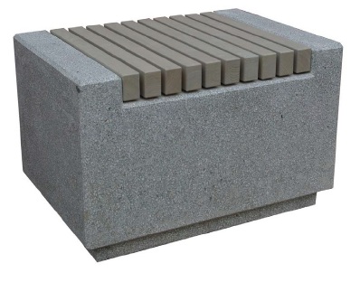 11603 Кресло ТЕМП, скамья из бетона LAB.Space 