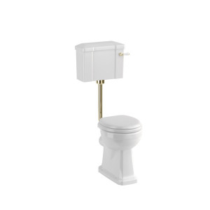 Burlington Стандартный низкоуровневый унитаз с бачком на 520 рычагов С комплектом Gold Flush Kit C1 P2 T31 GOLD