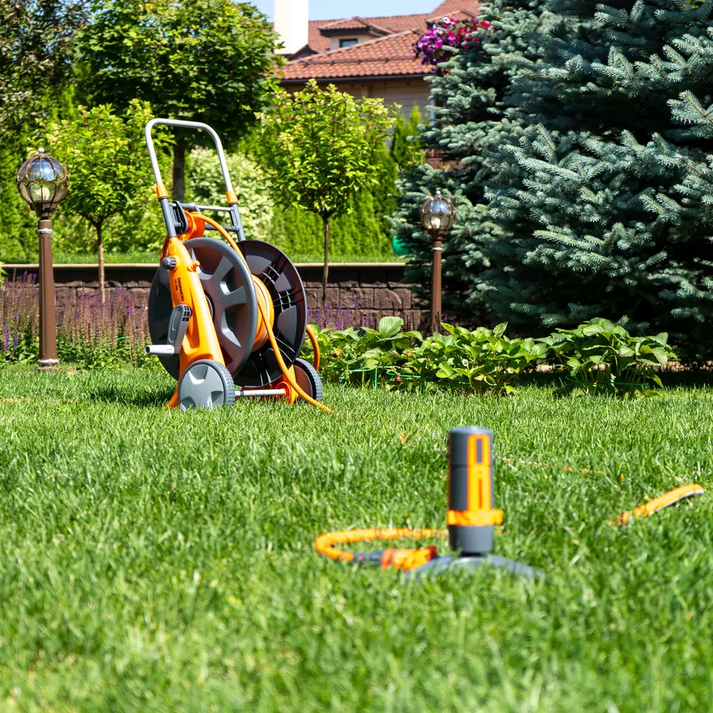 Тележка Santreyd для садового шланга с автоматической намоткой 89358814 STLM-1537559 - Вид №11