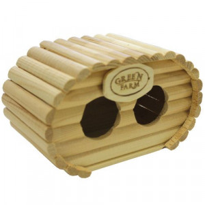 Т00010942 Дом для грызунов Бинокль для мелких грызунов И-220 GREEN FARM