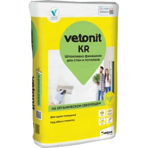 Шпаклёвка полимерная финишная Vetonit KR 20 кг