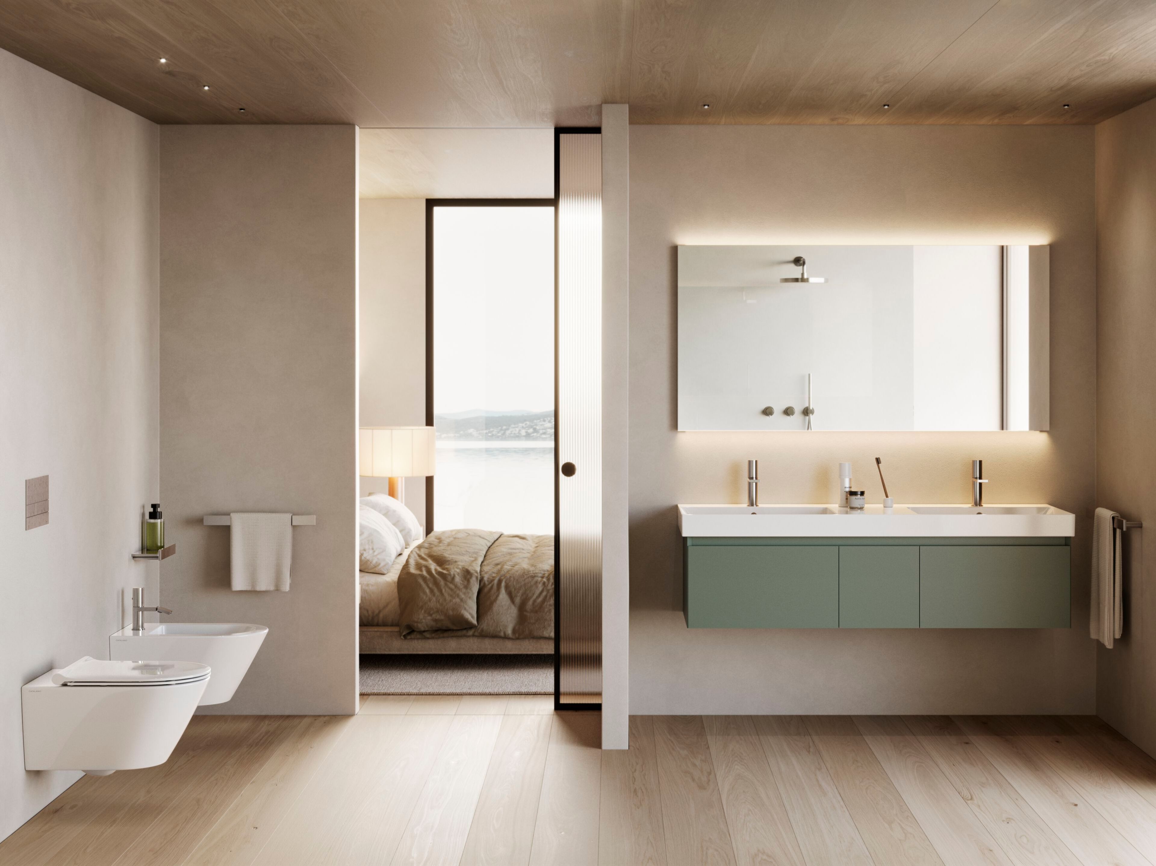 Керамическое подвесное биде с переливом CERAMICA CATALANO ноль ARCH-00140153 - Вид №1