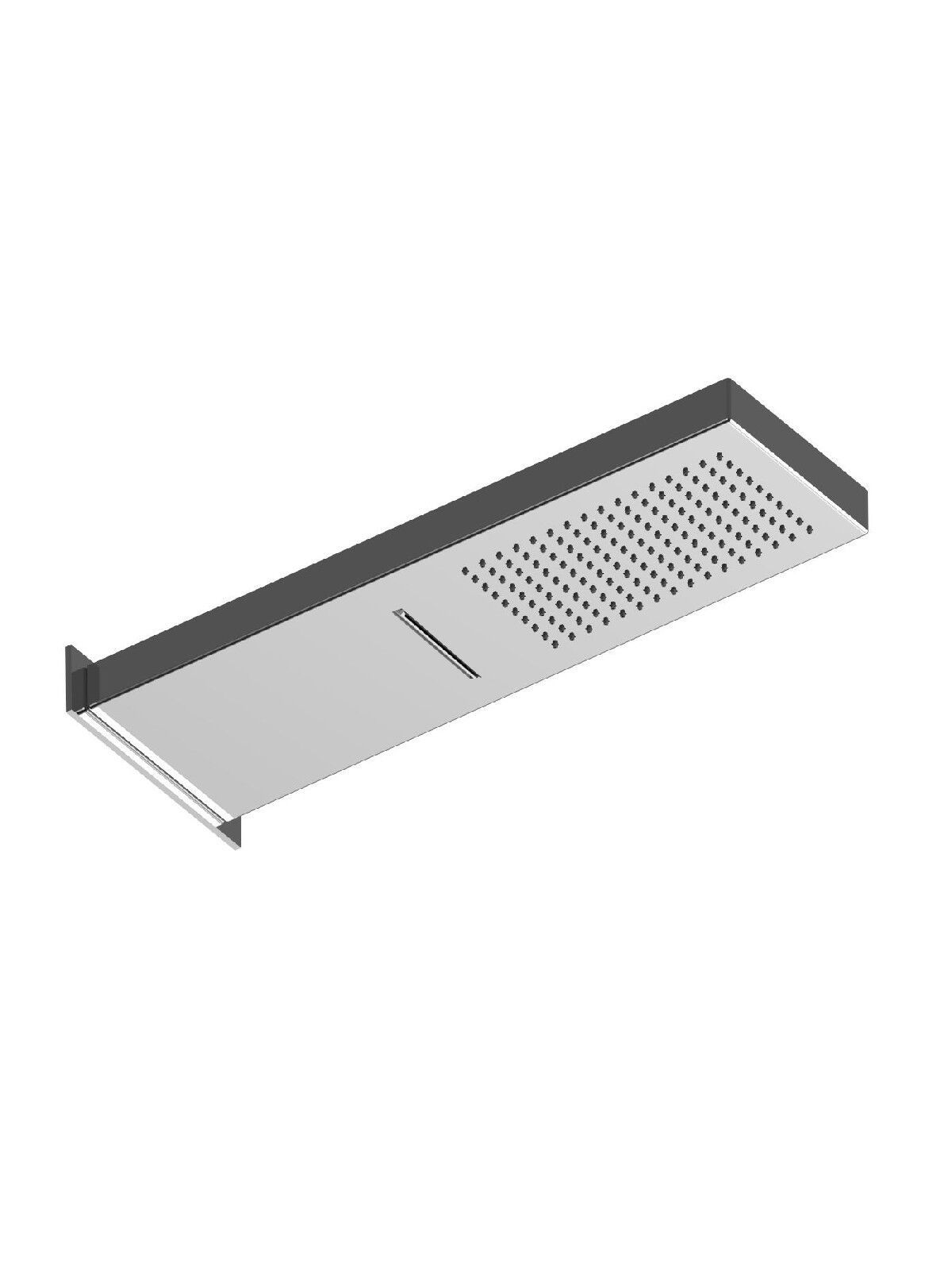 Насадка для душа с водопадом и дождем из нержавеющей стали с системой защиты от накипи Rubinetterie Frattini ARCH-00075418 - Вид №1