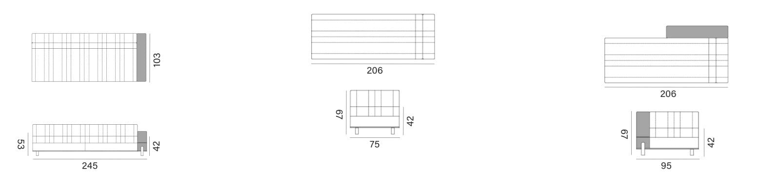 Угловой диван из ткани Capital Collection ARCH-00073727 - Вид №13