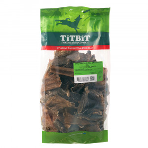 Т00009317 Лакомство для собак Хрустики из рубца бараньего XXL TITBIT