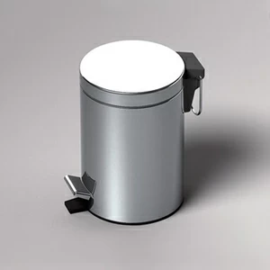 Sonia Ведро мусорное с педалью металлическое 3 л Commercial Items Хром