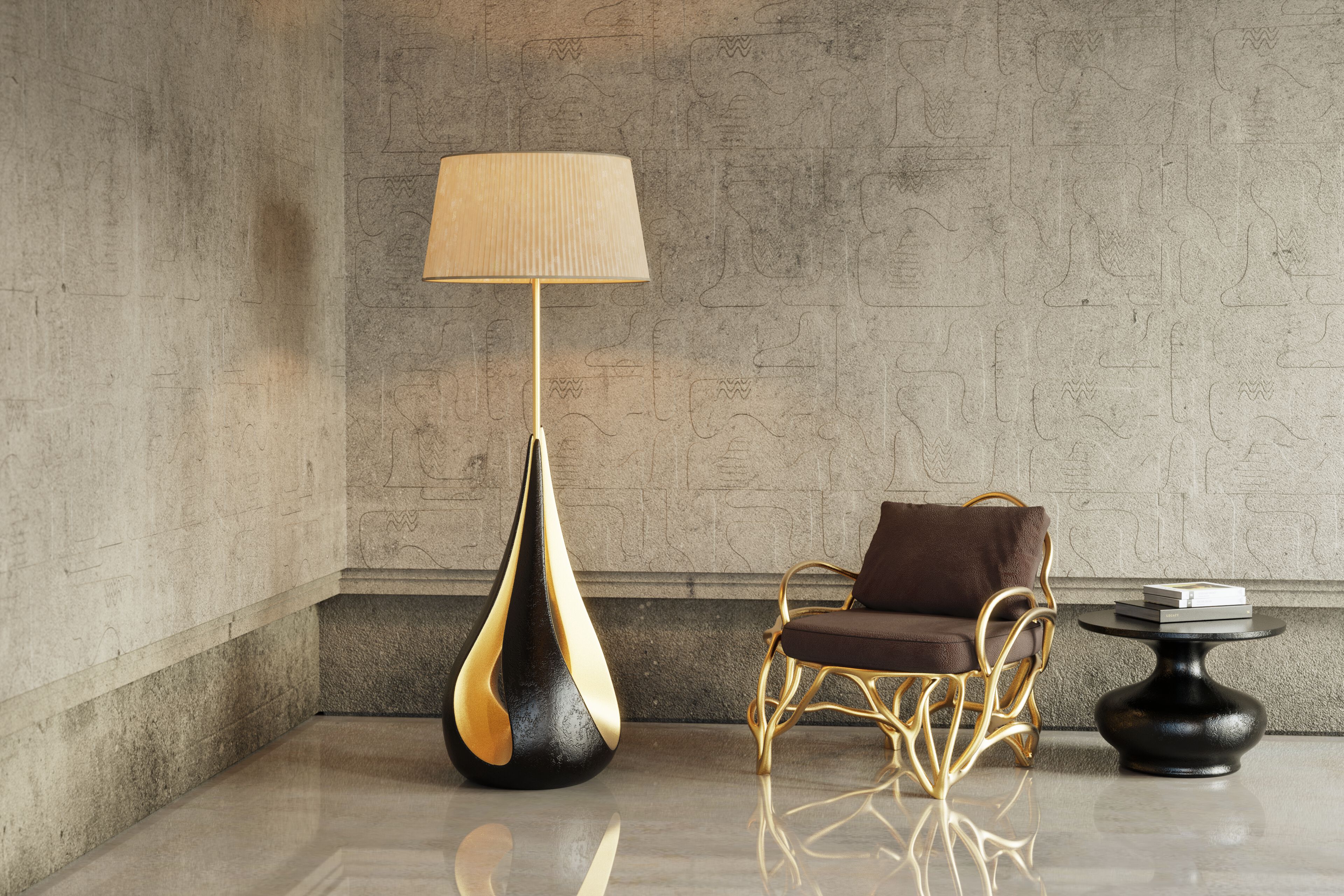 Торшер из стекловолокна KARPA PYRO KC 041 ARCH-00022376 - Вид №3