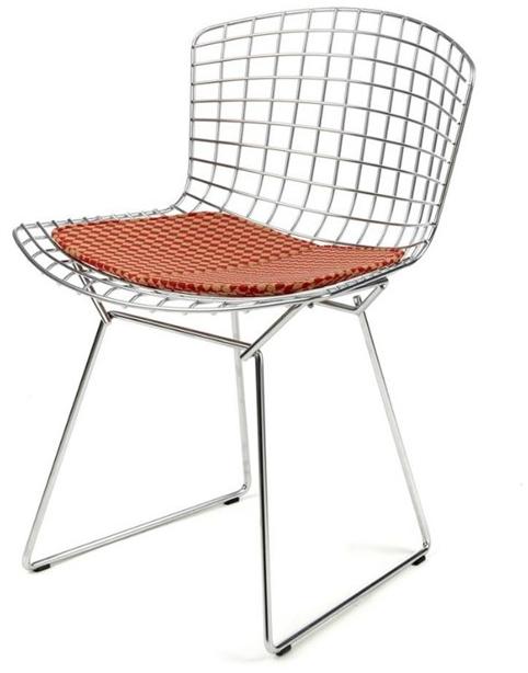 KNOLL Стул из стали со встроенной подушкой Bertoia sun-id-1403477 - Вид №2