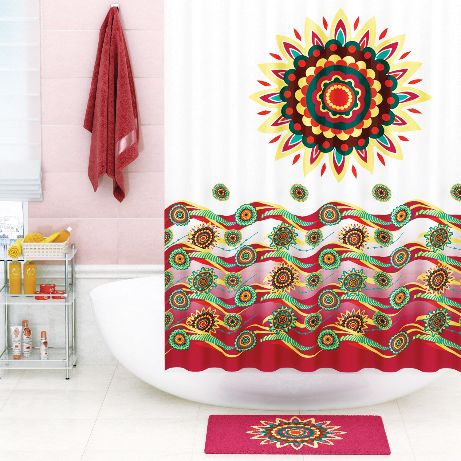 SC-40101 Isen Шторка для ванной WasserKRAFT 