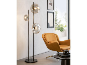 Напольная лампа из дутого стекла