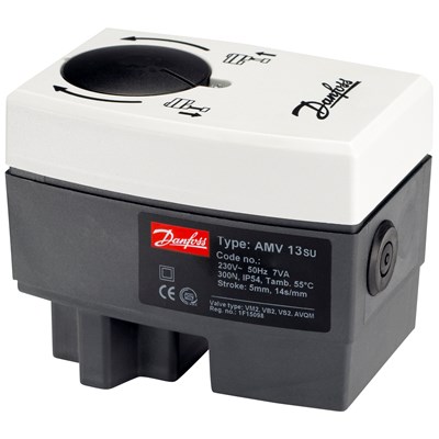 Danfoss Редукторные электроприводы с аналоговым управлением Эл/привод пропорц(0-10 V) AME 13SU 24В 082H3044 
