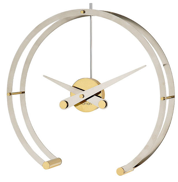 072340 Настольные часы G хром-латунь Nomon Omega