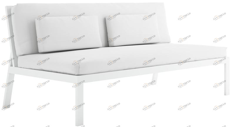 GANDIABLASCO Модульный алюминиевый садовый диван в современном стиле для контрактного использования Timeless sun-id-1511090