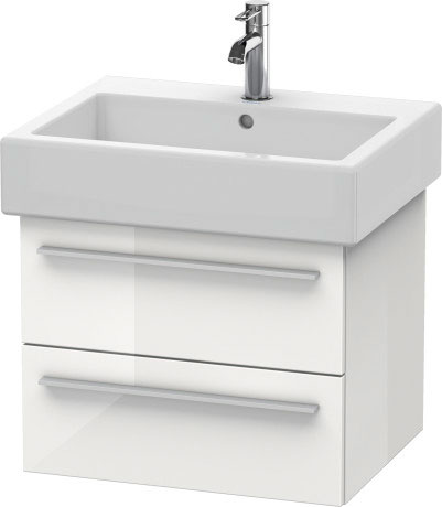 XL634409090 Тумбочка подвесная X-Large #XL6344 550 x 443 мм Фланелево-серый шелковисто-матовый лак Duravit - Вид №2