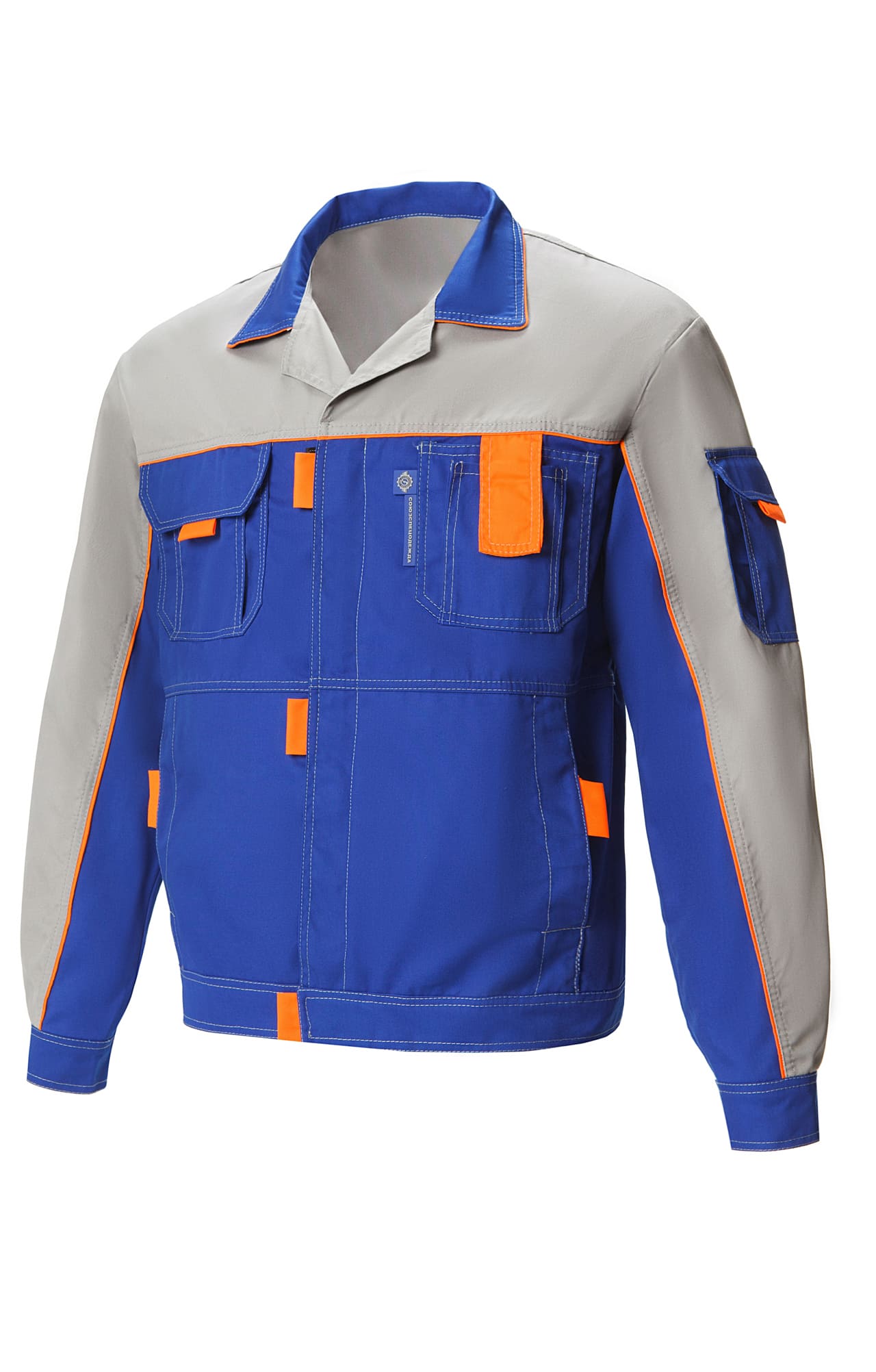 65253 Костюм "Профессионал-2" василек-светло-серый  Летняя спецодежда  размер 60-62/158-164  - Вид №1