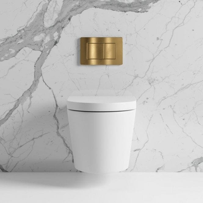 Керамический подвесной туалет с пластиной и сливной кассетой LUSSO без ARCH-00082135 - Вид №10