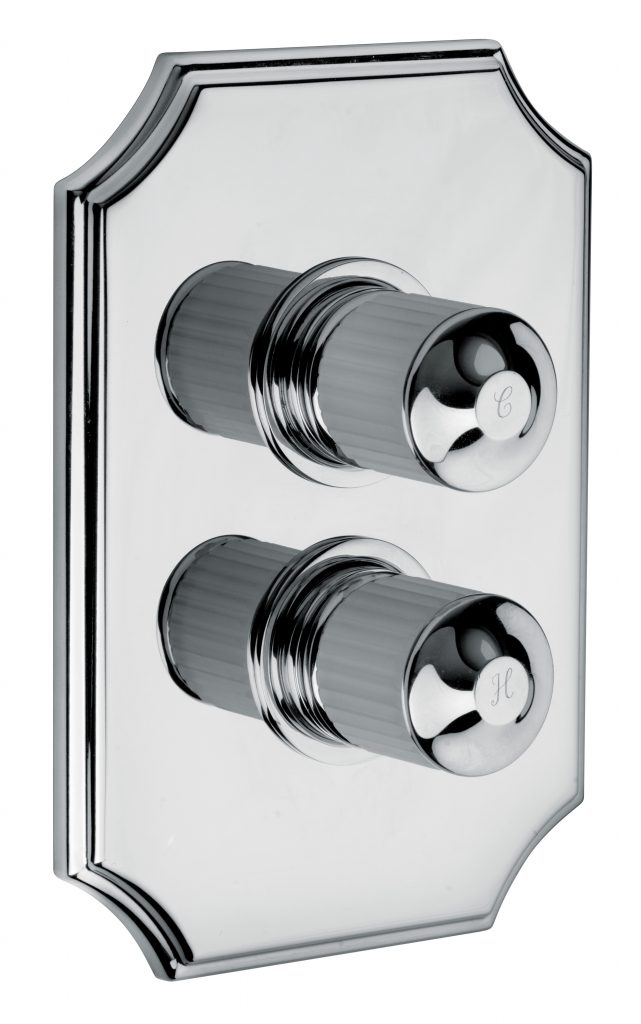 4549 Встроенный термостатический смеситель 1/2 ”с переключателем на 2 направления. Bongio Cristallo