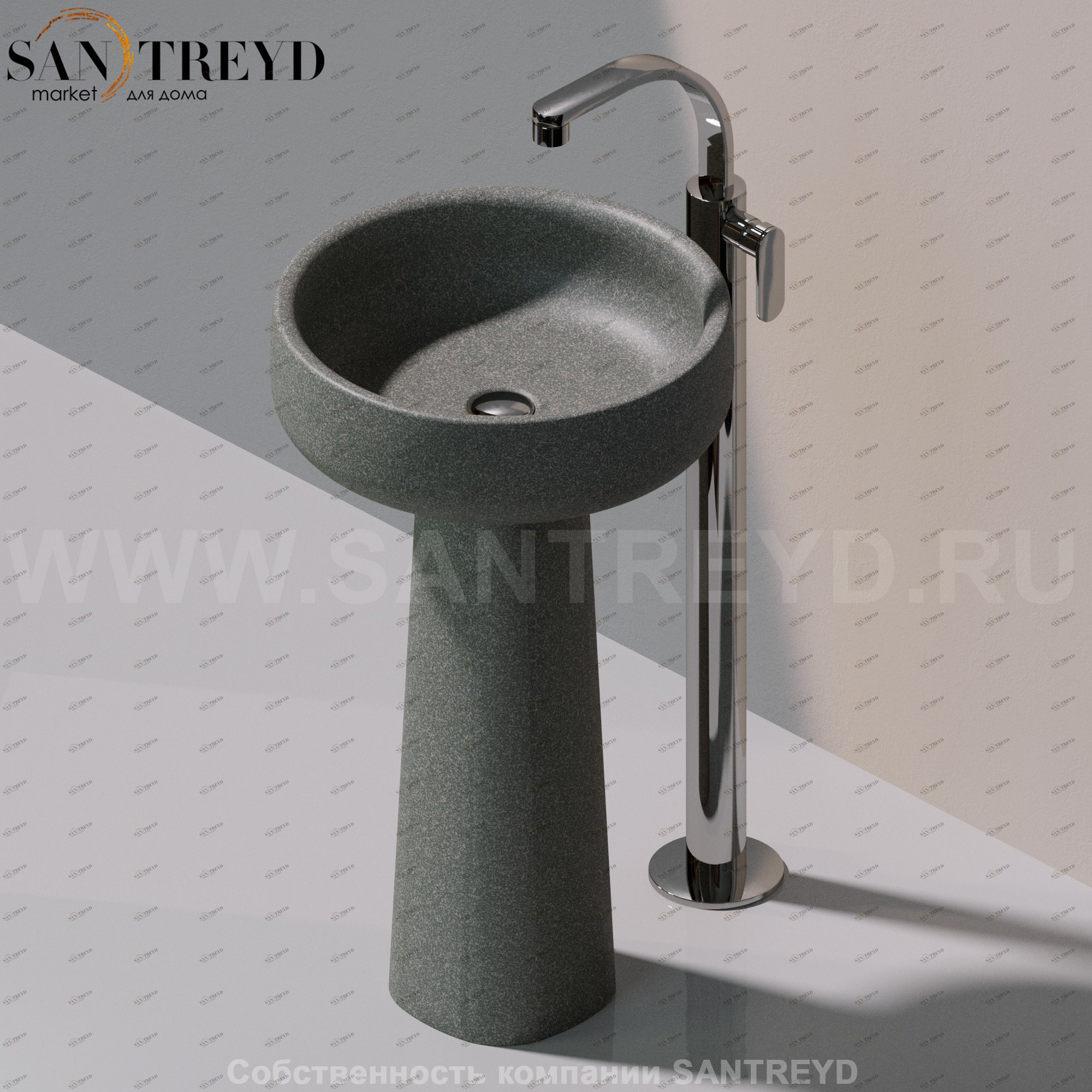 BN50C7037 Пьедестал для раковины круглая Ceramica Flaminia Bonola