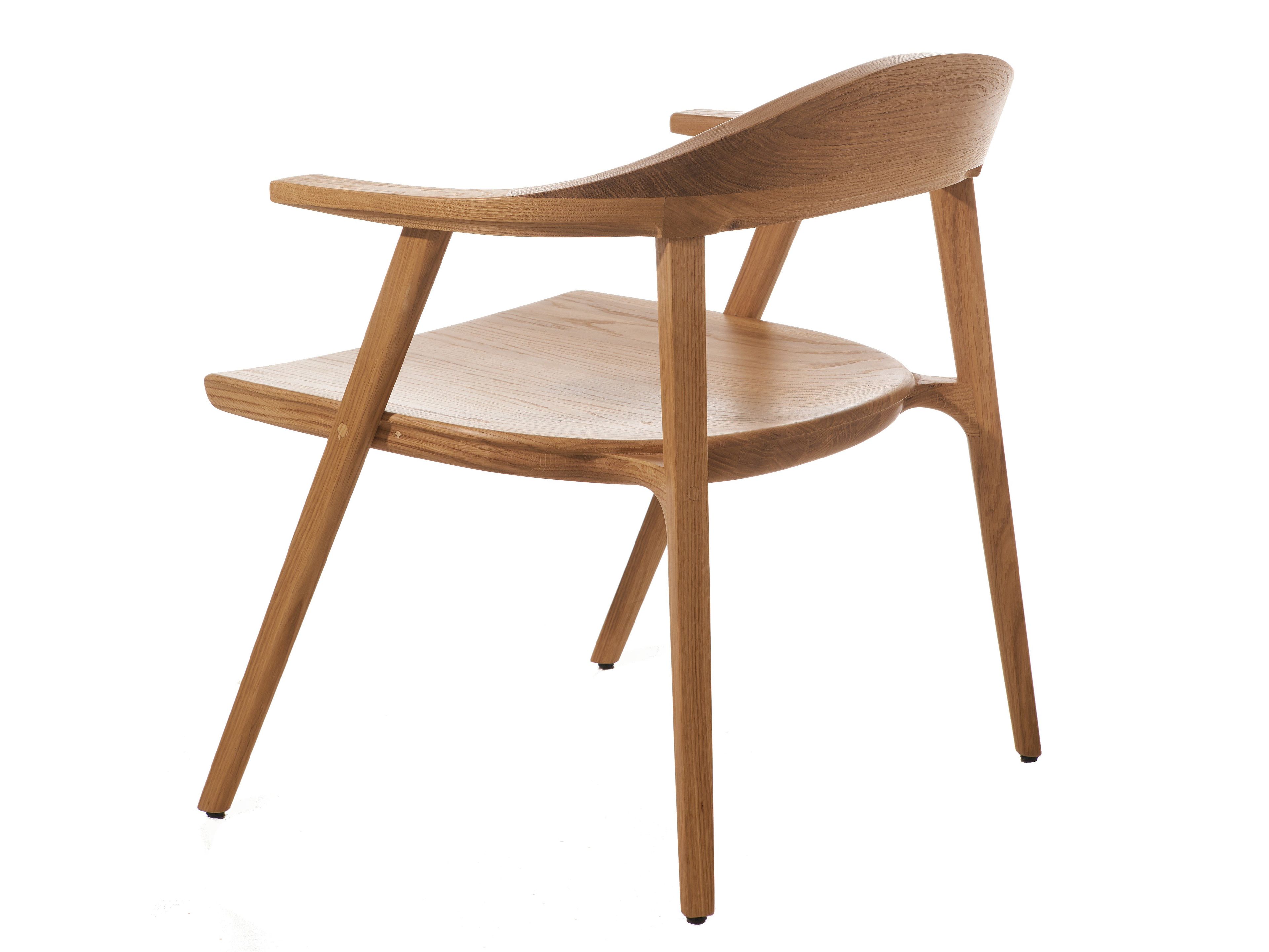 Стул из массива дерева с подлокотниками BassamFellows ARCH-00038281 - Вид №1