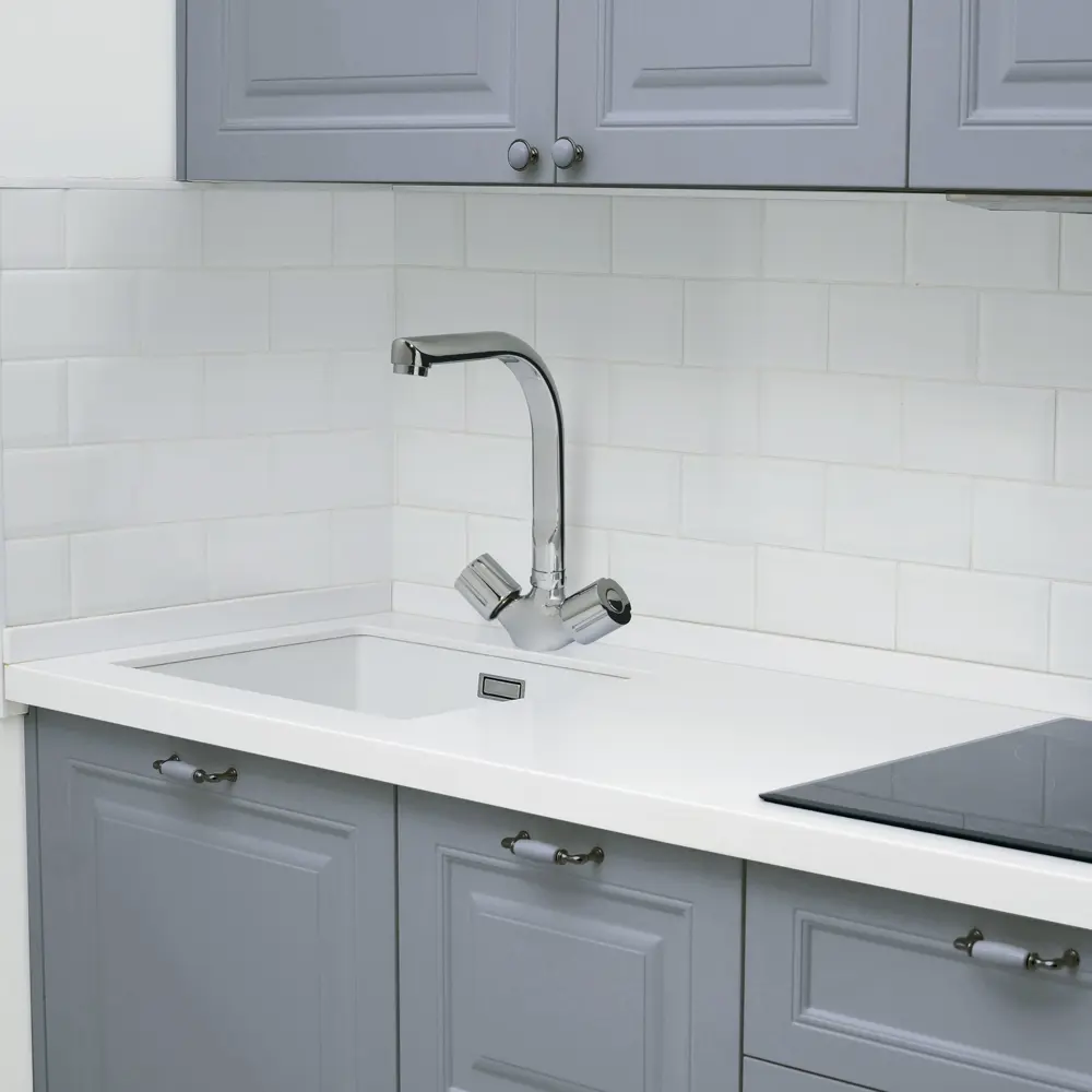 Смеситель для кухни Cascada Lerida CAS-2110 с высоким изливом цвет хром 89159356 STLM-2000663 - Вид №4