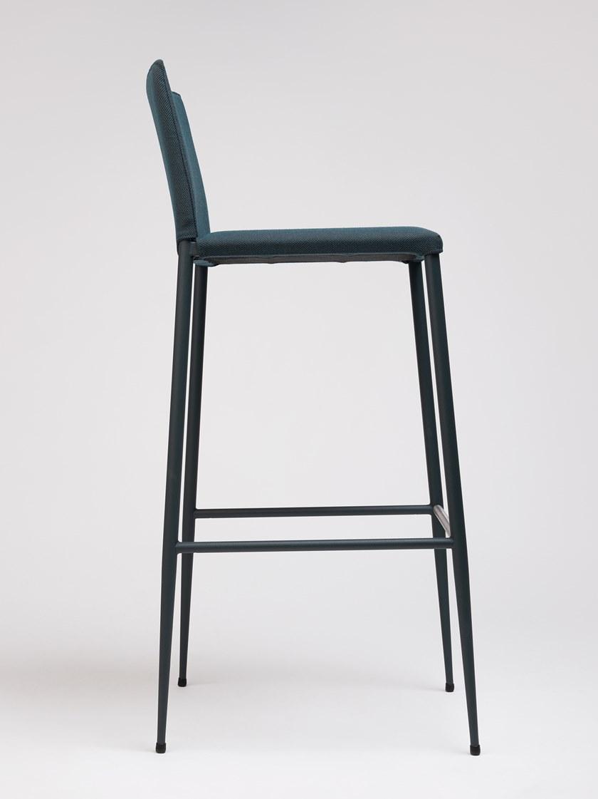 ONDARRETA Барный стул высокий тканевый со спинкой Moka sun-id-1416815 - Вид №2