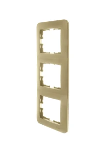 ASTI Рамка 3-ая вертикальная б/вст золото