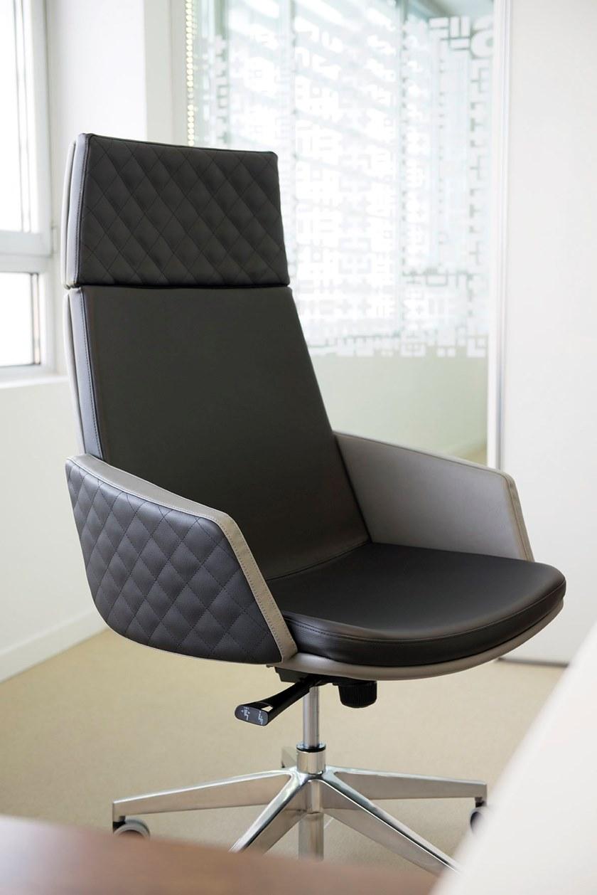 AP Factor Кожаное кресло для руководителя с 5 спицами Minnesota sun-id-1379852 - Вид №5