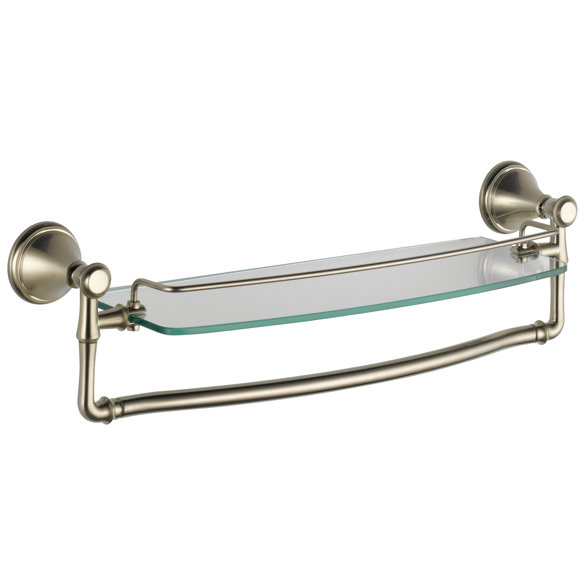 Стеклянная полка 18 дюймов со съемной планкой Delta Faucet 79710-SS