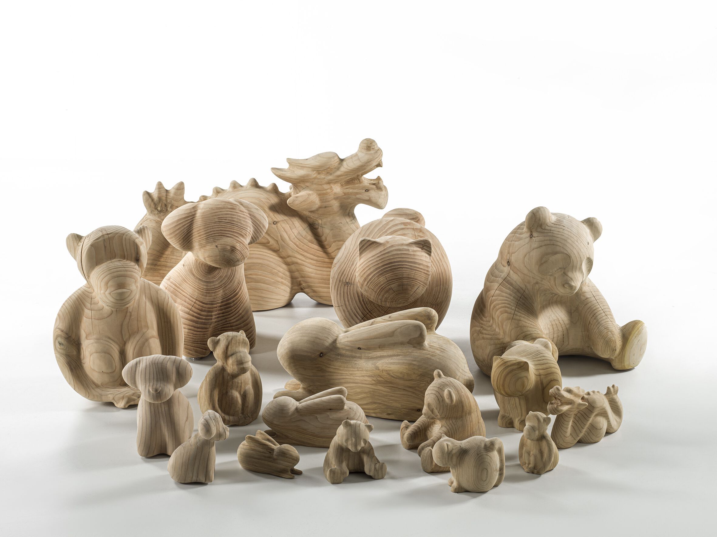 Резьба по твердой кедровой древесине Riva 1920 Animal ARCH-00087778 - Вид №1