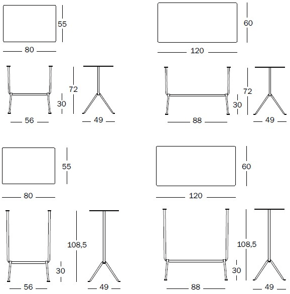 Magis Прямоугольный стол из американского ореха Officina sun-id-1492846 - Вид №2