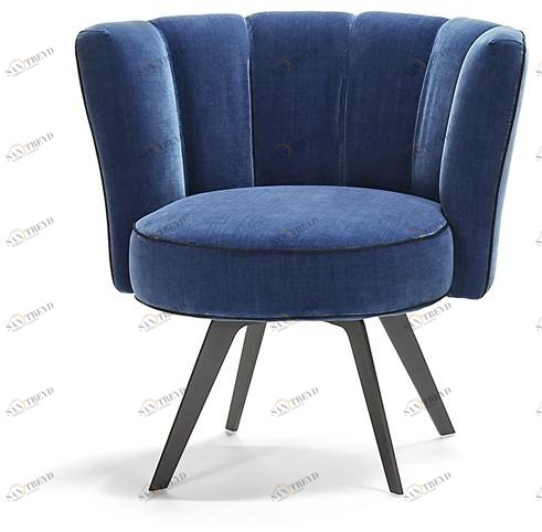 Borzalino Кресло обитое бархатом Diva sun-id-1386729