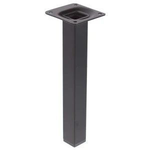 Ножка для мебели квадратная 25x25x200 мм черная 15615391 STLM-2064711