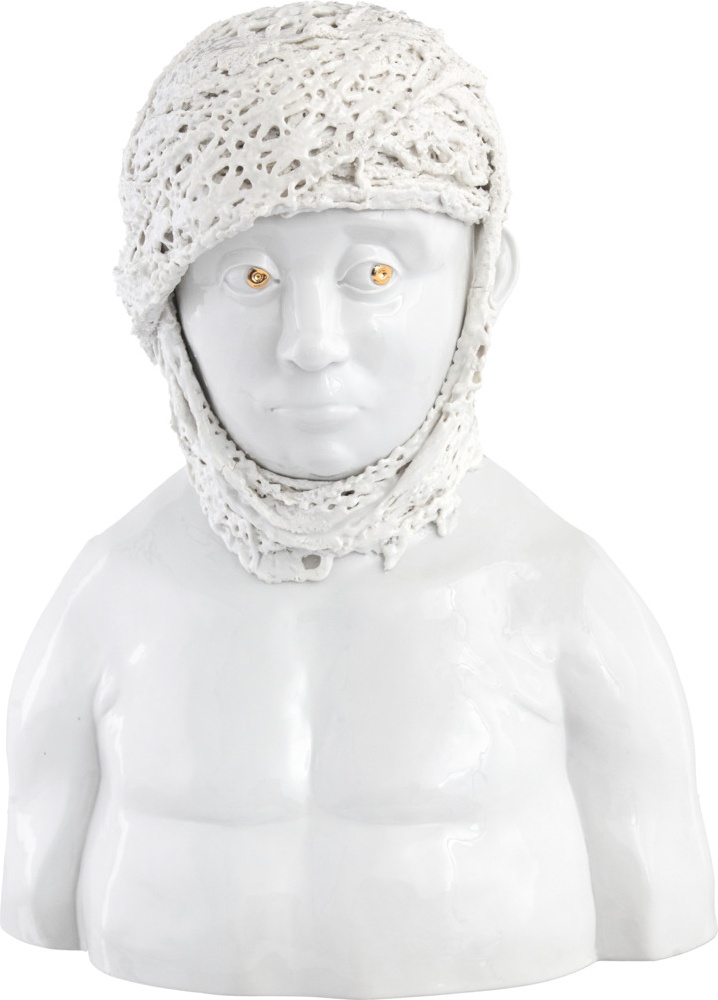 10649413 Meissen Скульптура Meissen "Шерпа" 35см (Олаф Стой) Фарфор, Керамика 