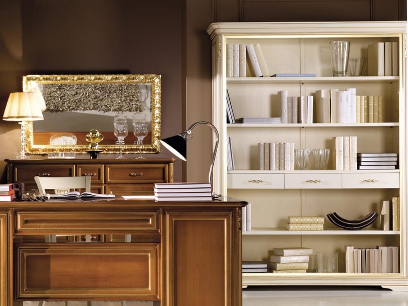 Книжный шкаф из массива дерева с ящиками GUERRA VANNI Grant ARCH-00134601