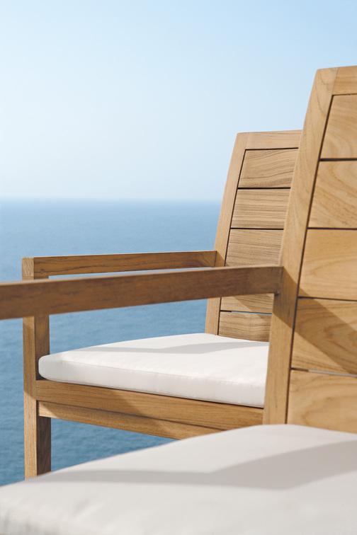 MNST1061 Стул teak 130 Manutti Siena - Вид №2